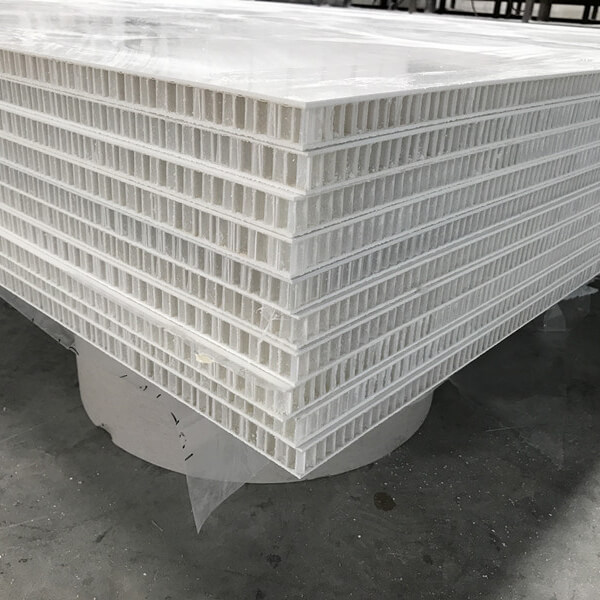 Finished FRP PP honeycomb sandwich panel