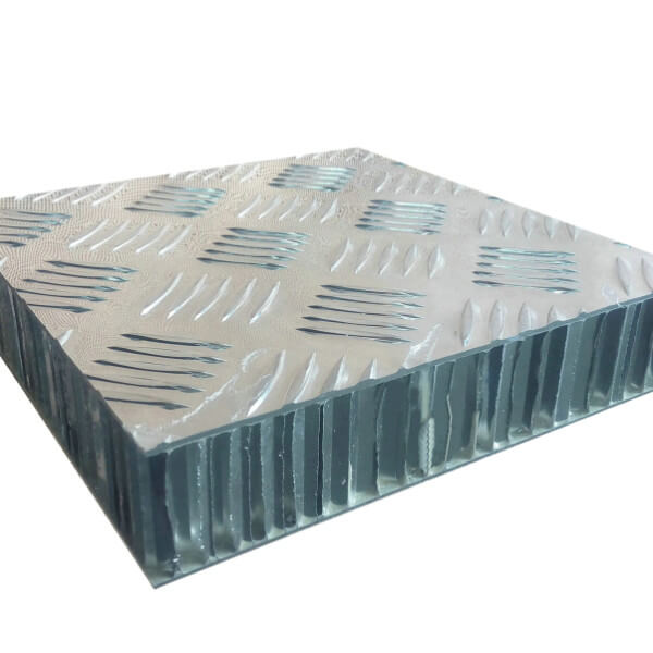 anti slip tread aluminium honeycomb plate