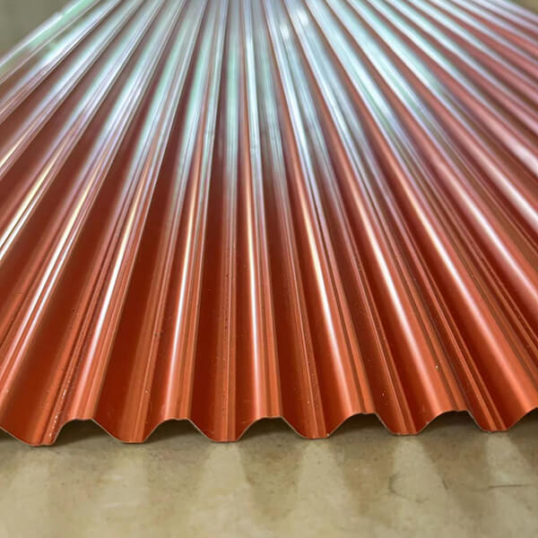 golden color aluminum corrugated core