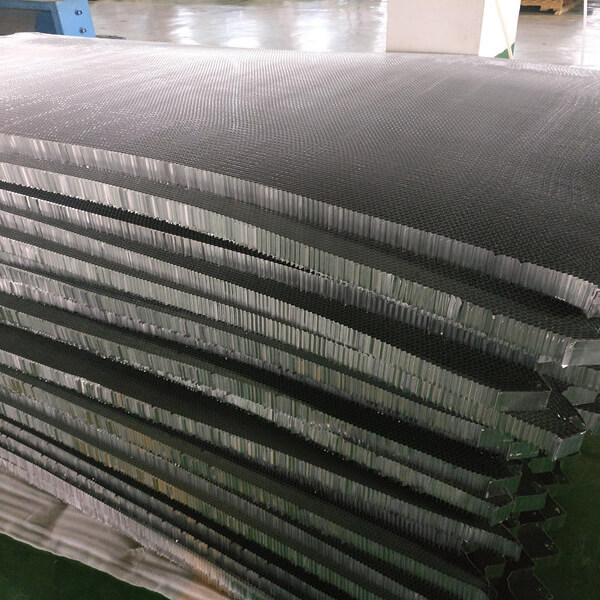 untrimmed expanded aluminum honeycomb core sheet